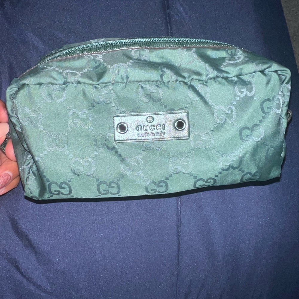 Authentic Gucci cosmetic bag